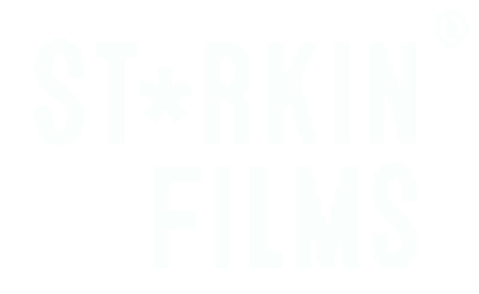 Starkin Films White Transparent Logo